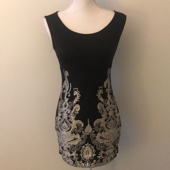 Black and cream dress - Picture 3 of 5